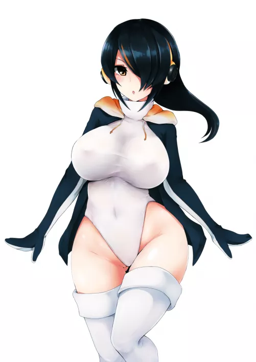 Emperor penguin Leotard (Aokiyasuri) [Kemono Friends] by sequence_string