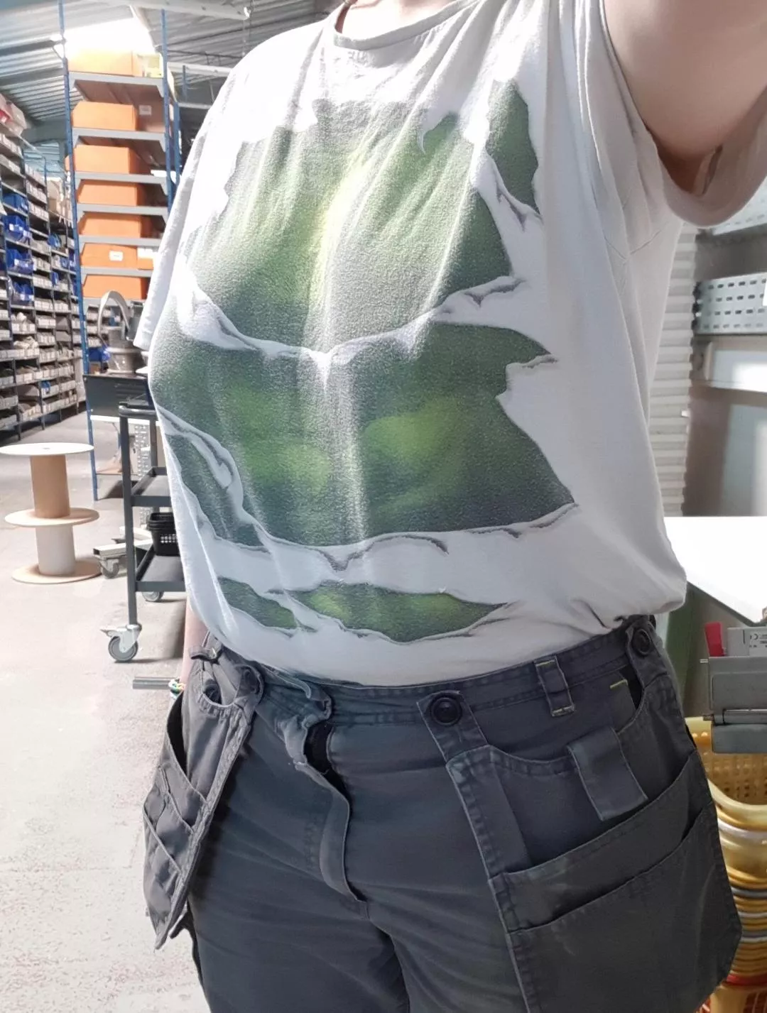 [enby] The Hulk. 😂😂😂✊ posted by Moira_chan