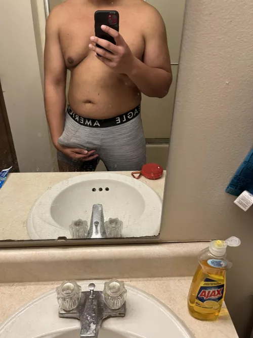 Enjoy a pic of my big dick by GreenGem400709