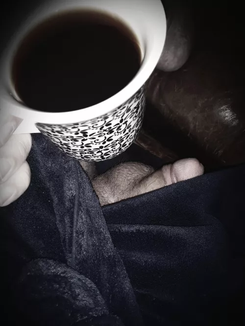 enjoying a cup by hoodoooperator77