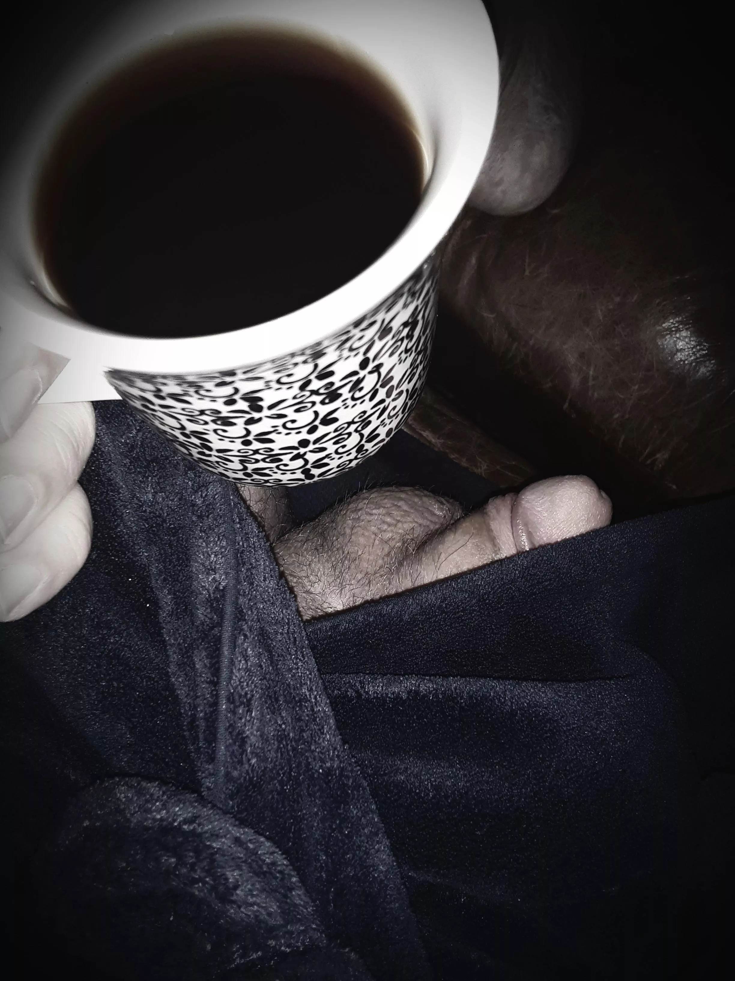 enjoying a cup posted by hoodoooperator77