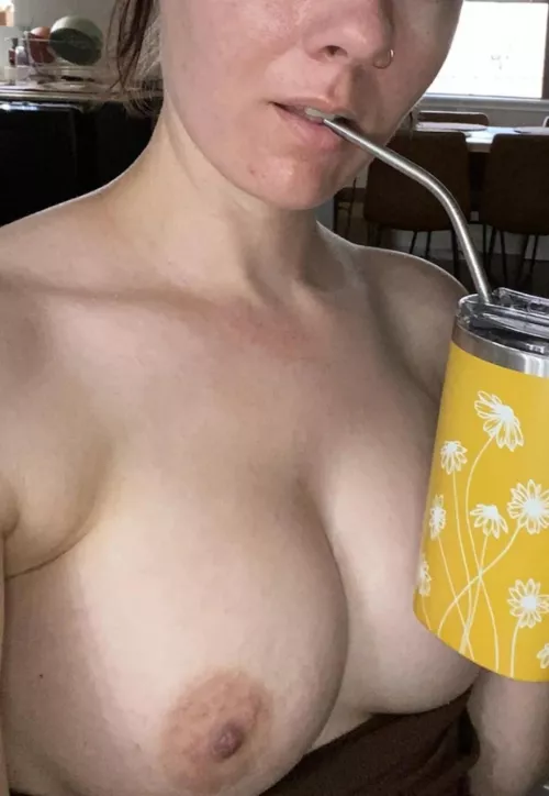 enjoying my morning coffee by littlesugartits13