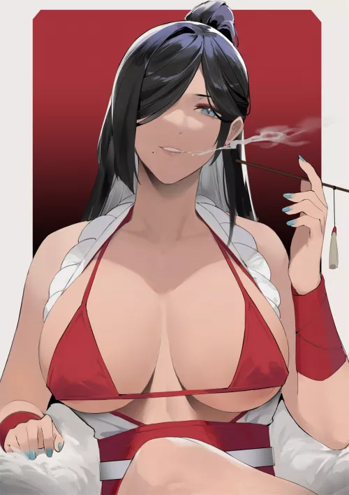 Enjoying that smoke by (AliosArvin) [Original] by Faoovo