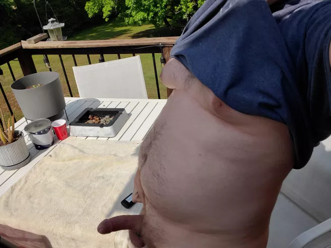 enjoying the morning by Axton_Zero