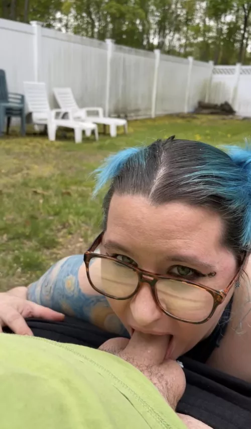 Enjoying the warm weather by SatanHerself6-6-6