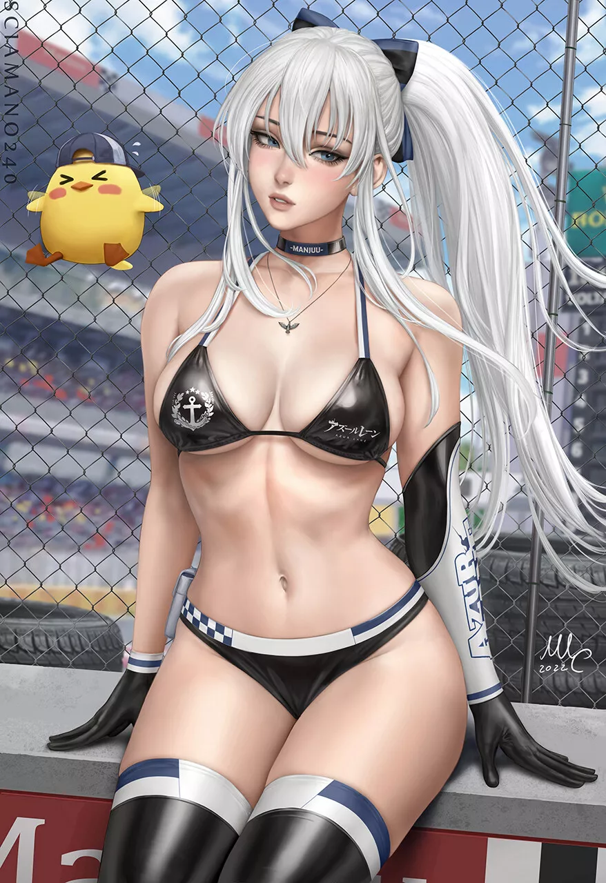 Enterprise Race Queen v2 - Azur Lane by Mirco Cabbia (Sciamano240) posted by n0laloth