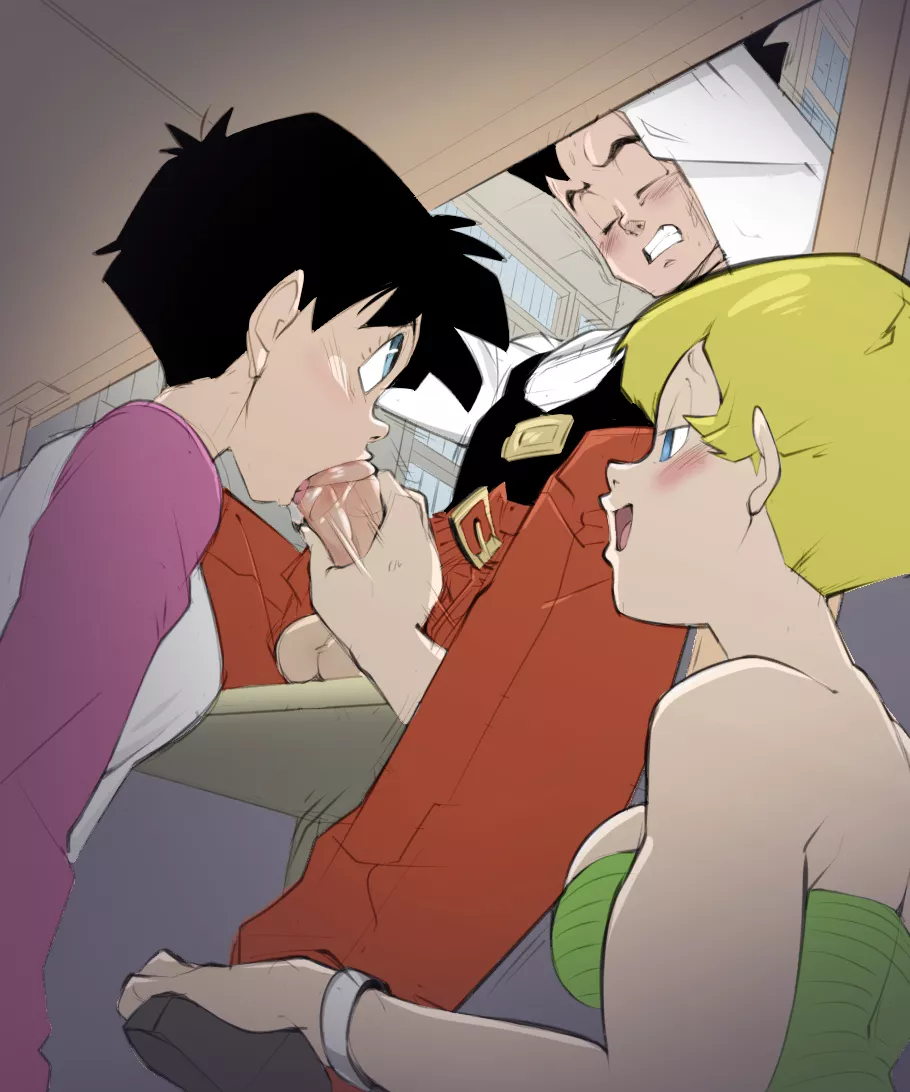 Erasa & Videl treating Gohan (c-smut-run) [Dragon Ball Z] posted by oscars_drysuit