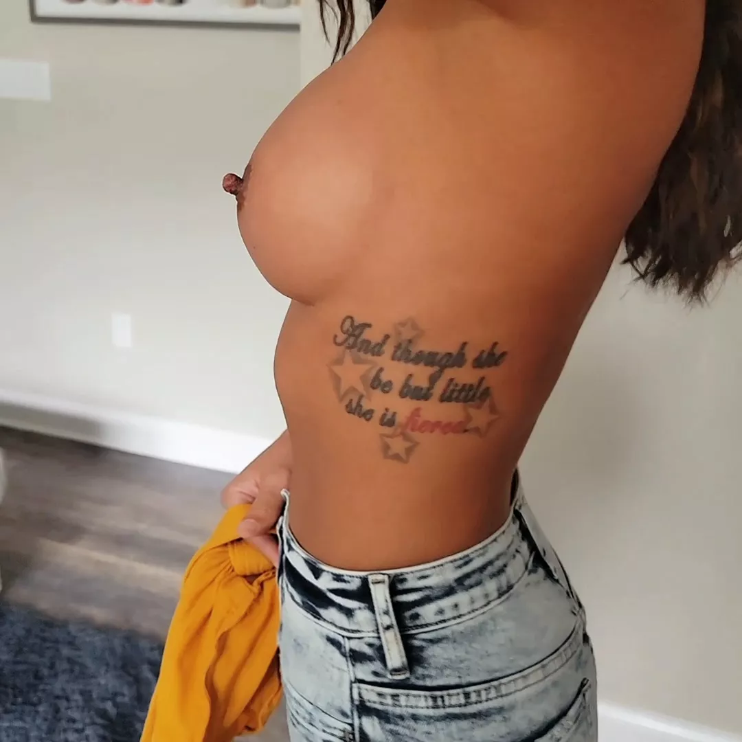 Erect side nipp posted by saltydelacreme