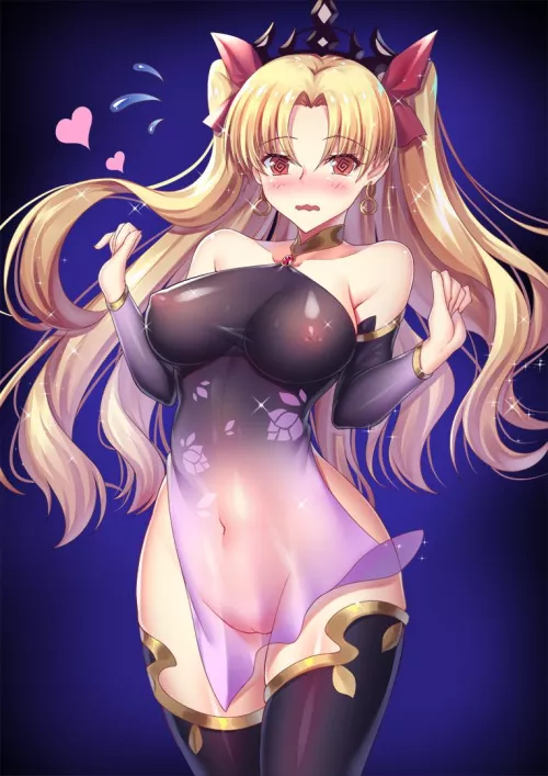 Ereshkigal Borrowing Kama's Dress [Fate GO] by Written_up_for_125