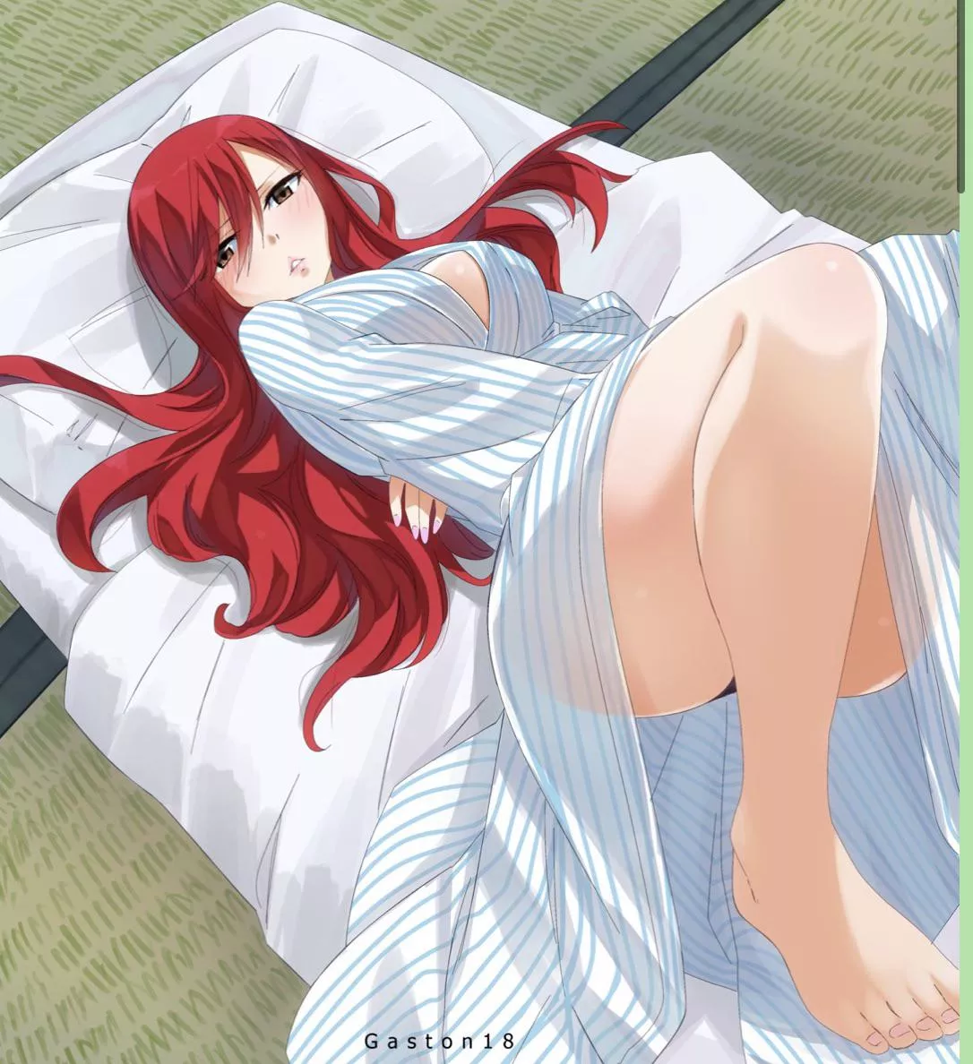 Erza is beautiful and hot posted by Natsudemonking