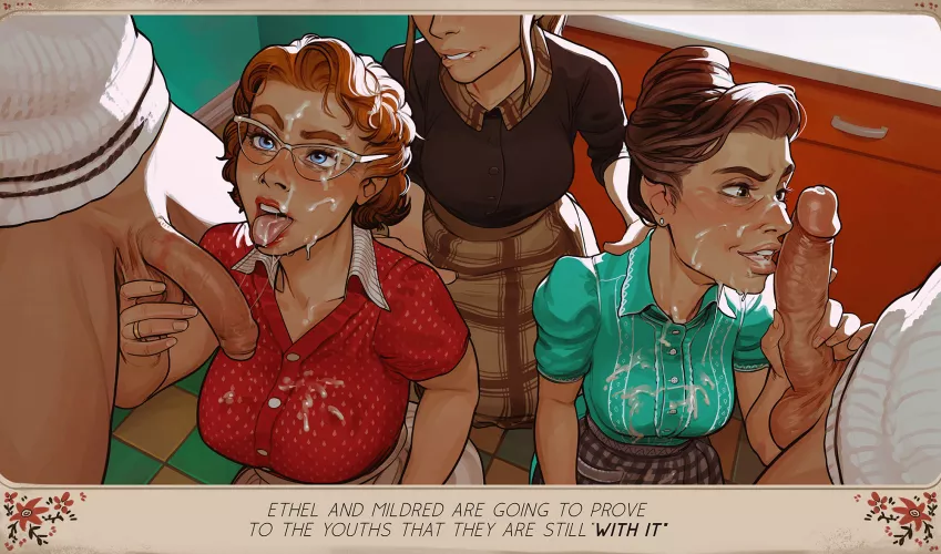 Ethel and Mildred by Cartoonlad