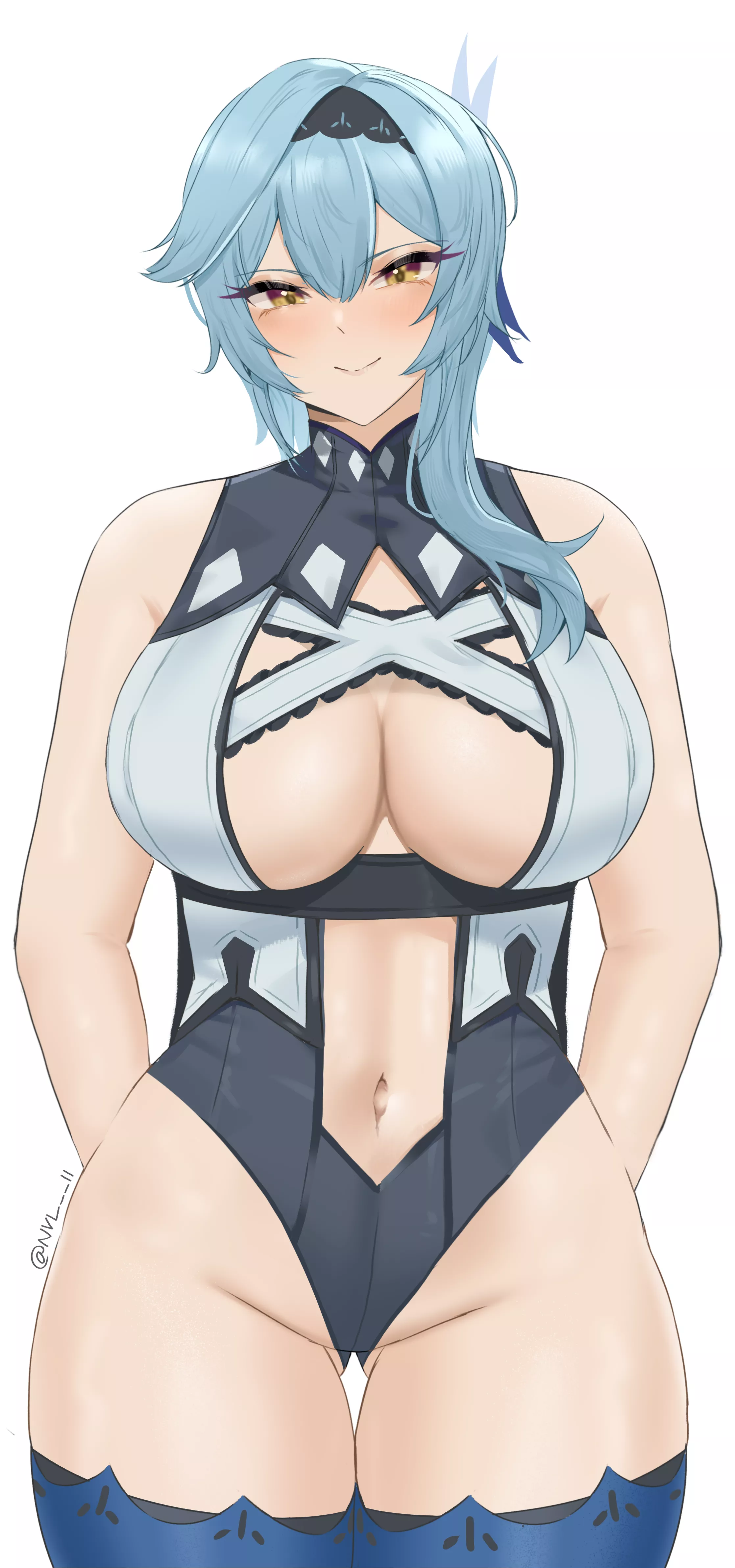 Eula Highleg Leotard (NVL) [Genshin Impact] posted by sequence_string