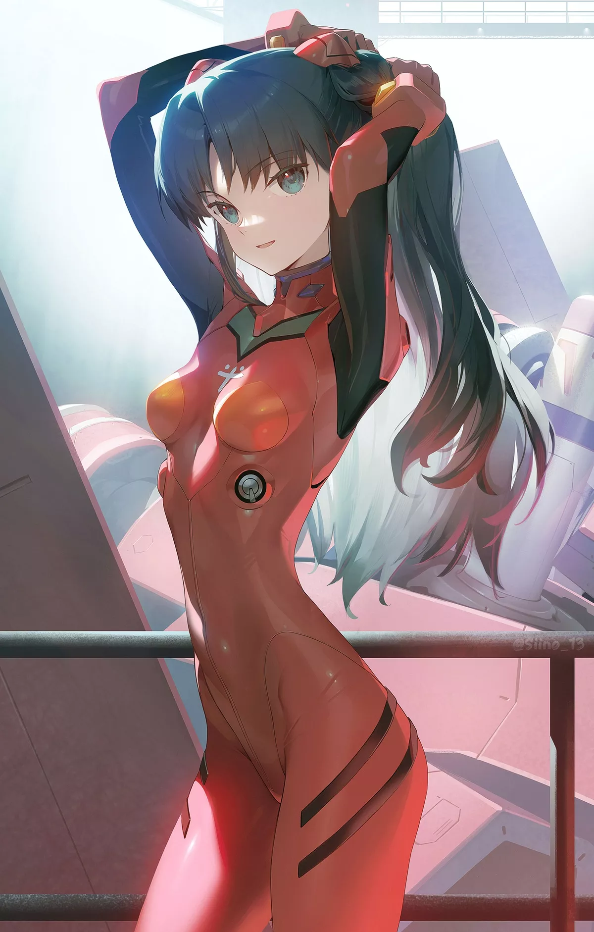 Evangelion Plugsuit Rin Tohsaka [Fate] posted by CheetahSperm18