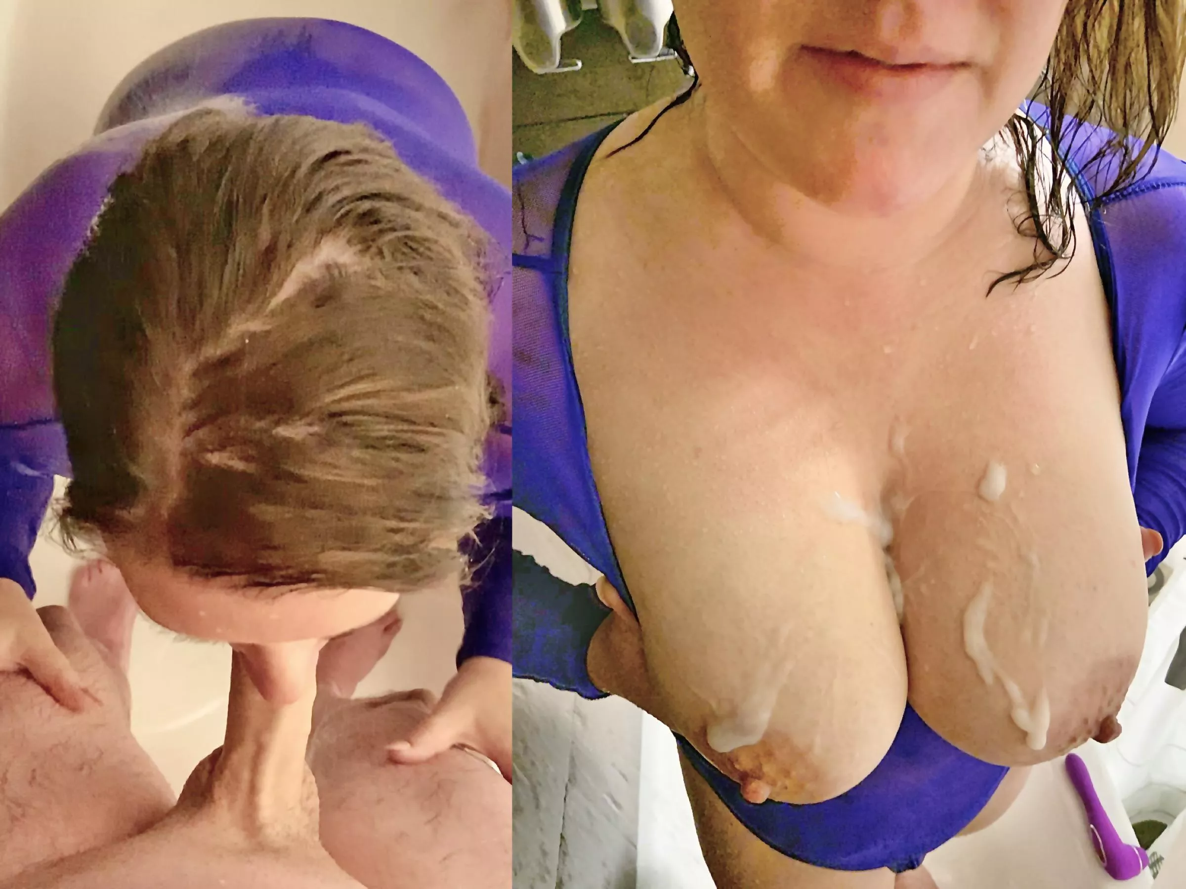 Even in the shower I’m a dirty cock sucking cum dumpster MILF [F] 44 y/o [image] posted by WifeLuvsPosing