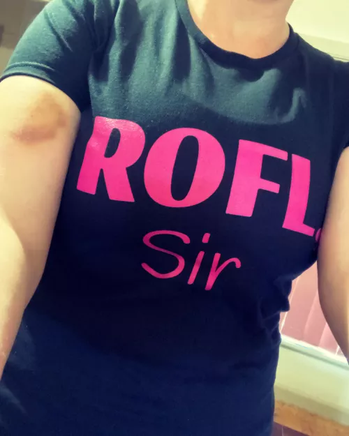 Even my t-shirts are obedient! by 10115wren