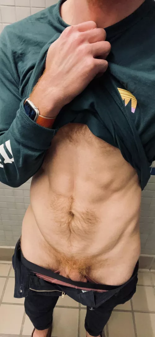 Ever wonder what your airport crush looks like shirtless? by macro_foundation8223