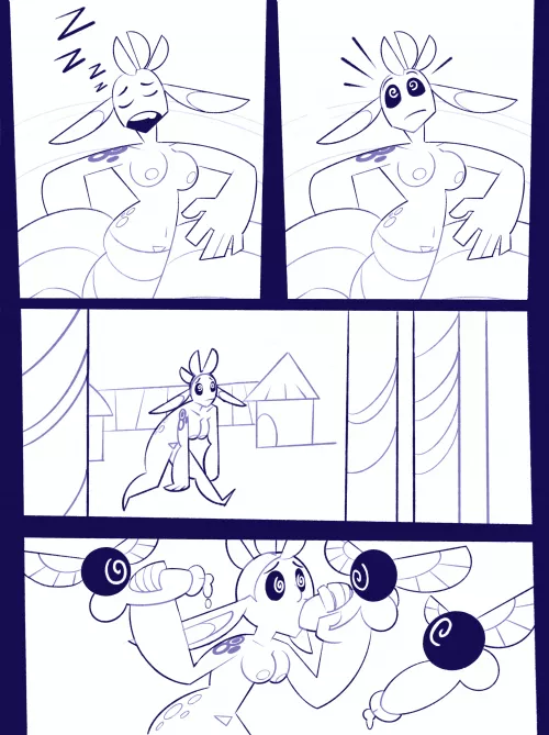 Every night she remembers the spiral. (Artist Mr.Swirly) by MrSwirlyXXX