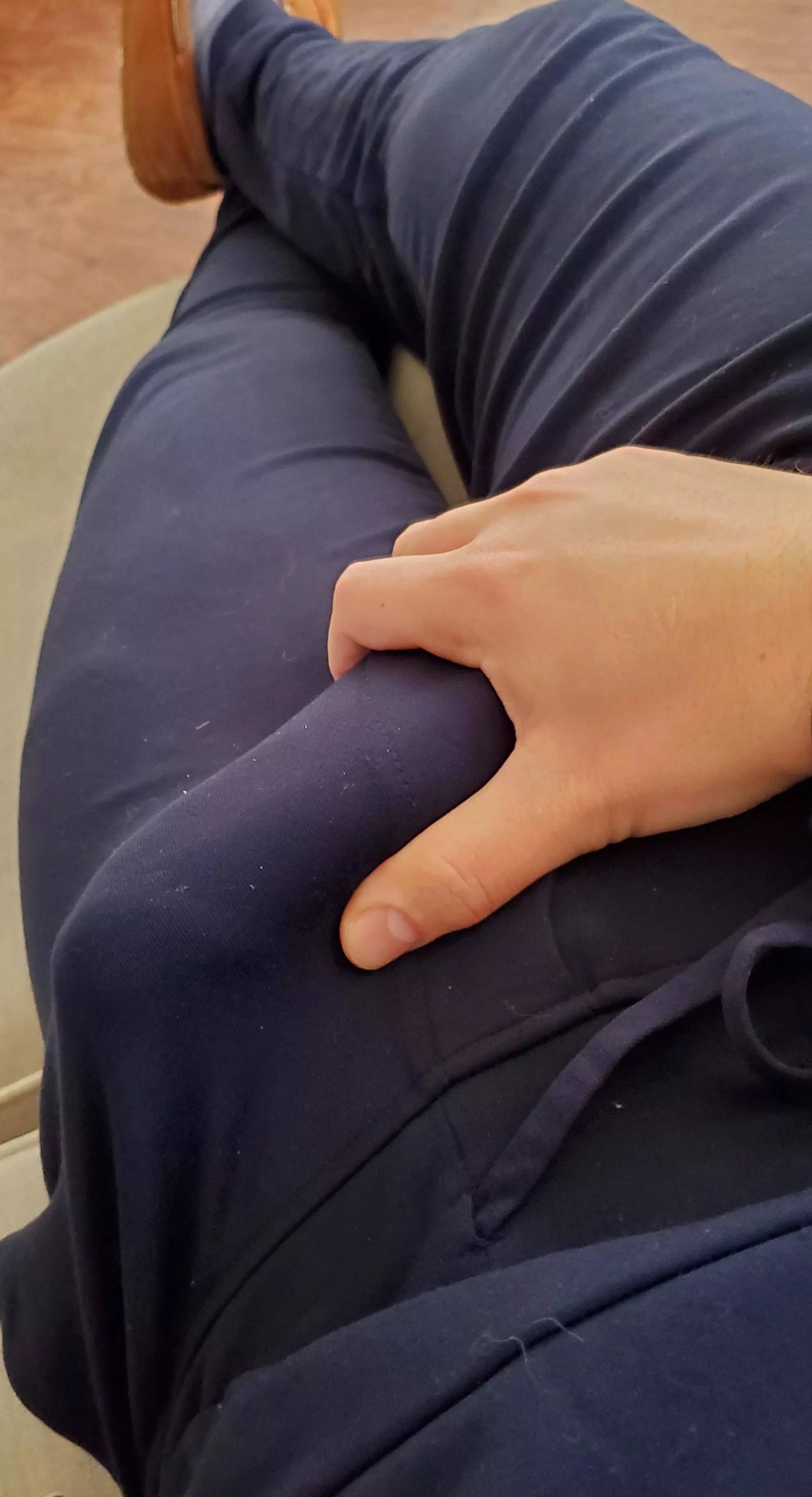 Everyone always talks about grey sweatpants...any love for blue out there? posted by phidipedes35