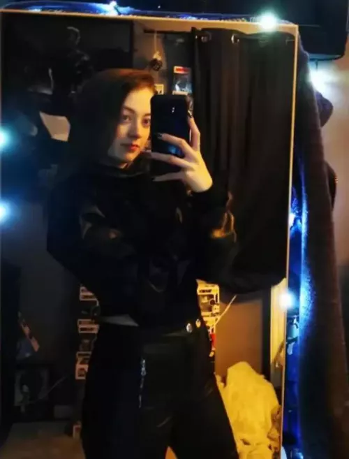 Everything leather, even the hoodie x by Soph-Walks