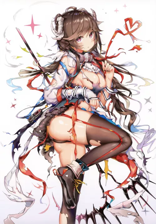 Eyjafjalla's thighs by Lazhen