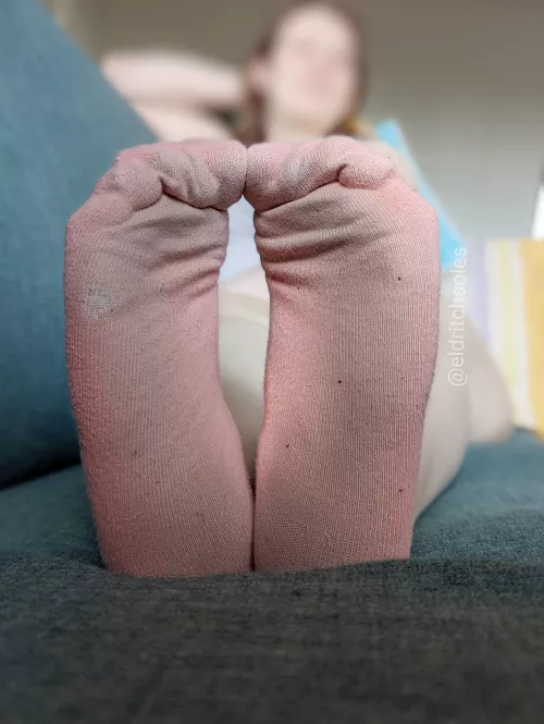 [F] I've been stinking my new socks up so hard they're starting to have holes already. by eldritchsoles