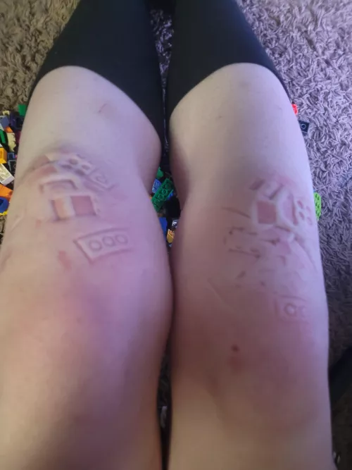 [F] Master ordered me to kneel on LEGO bricks as punishment for oversleeping by LexiSerret000