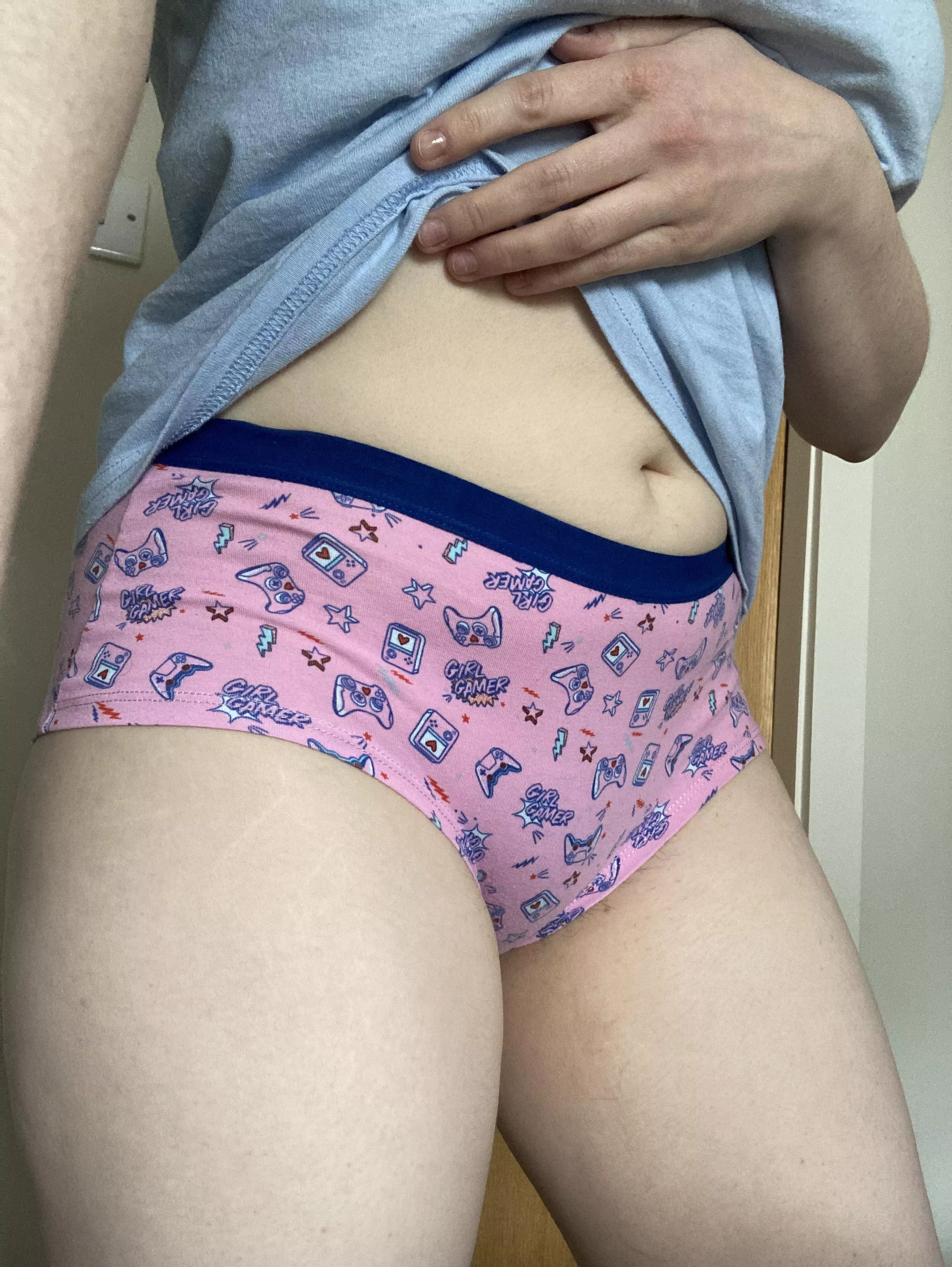 [F] my cute pink gamer panties posted by carlyp56