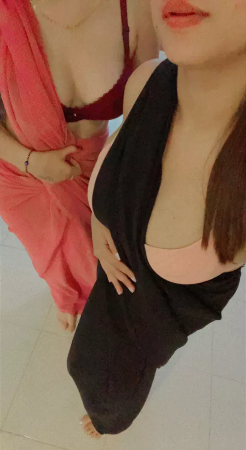 [F] Saree looks good on us? 💕 by nora_sofiax