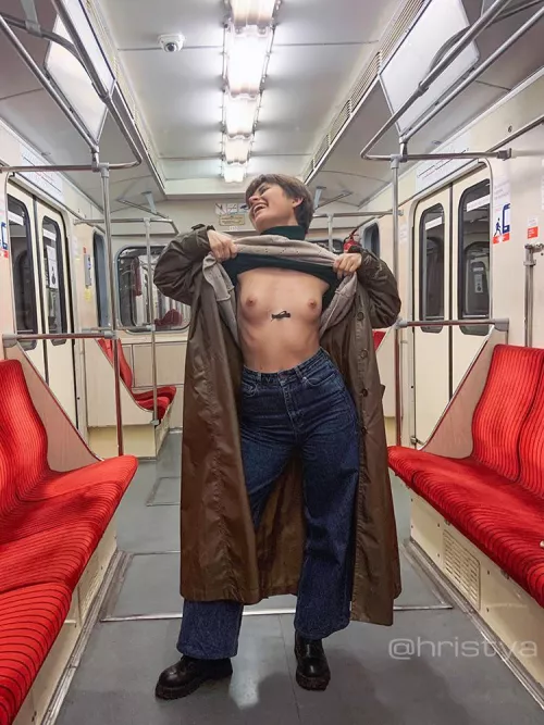 f19. Will you ride the subway with me? by bearded_hands