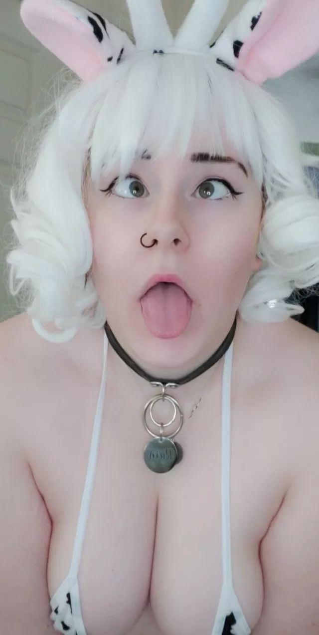 (F20) I'd be your cow 🤍🖤 posted by rainbowstorm130