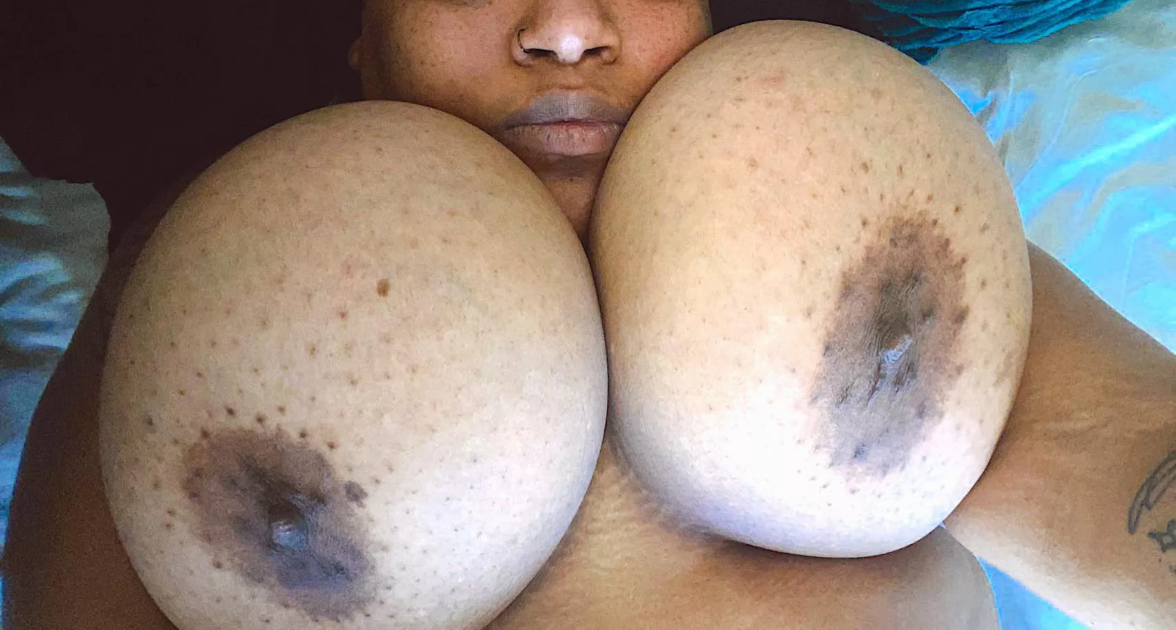 [f24] My tits are the best for cuddling☁️☁️ posted by blackgirl97