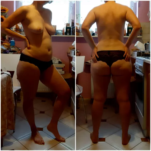 F31 82kg 168cm Black panties by PinkDragonToy