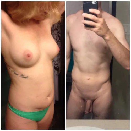 F-32 5’4 125lbs mom of 2 / M-34 6 feet 175lbs by PuzzleheadedWheel960