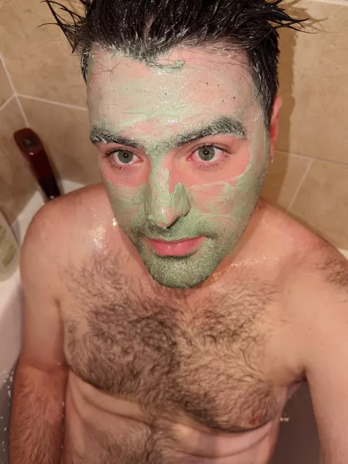 facemask and body hair 🙈 by lilandlarge69