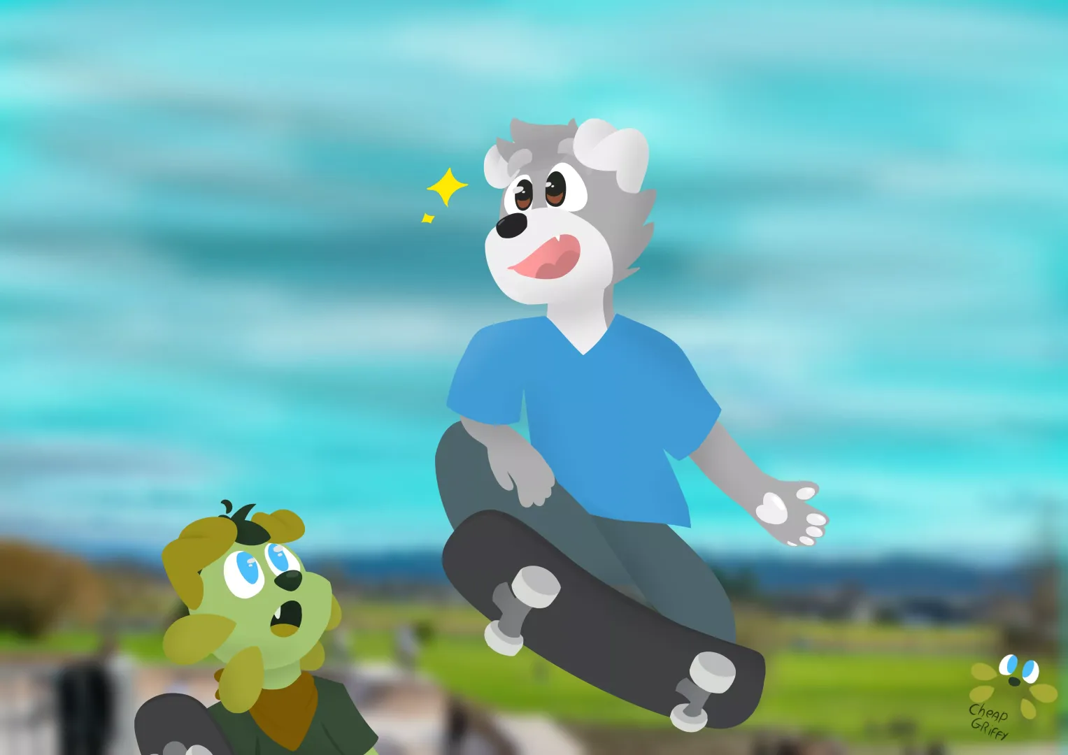 fanart for u/broitsCoby because why not :D posted by CheapGriffy