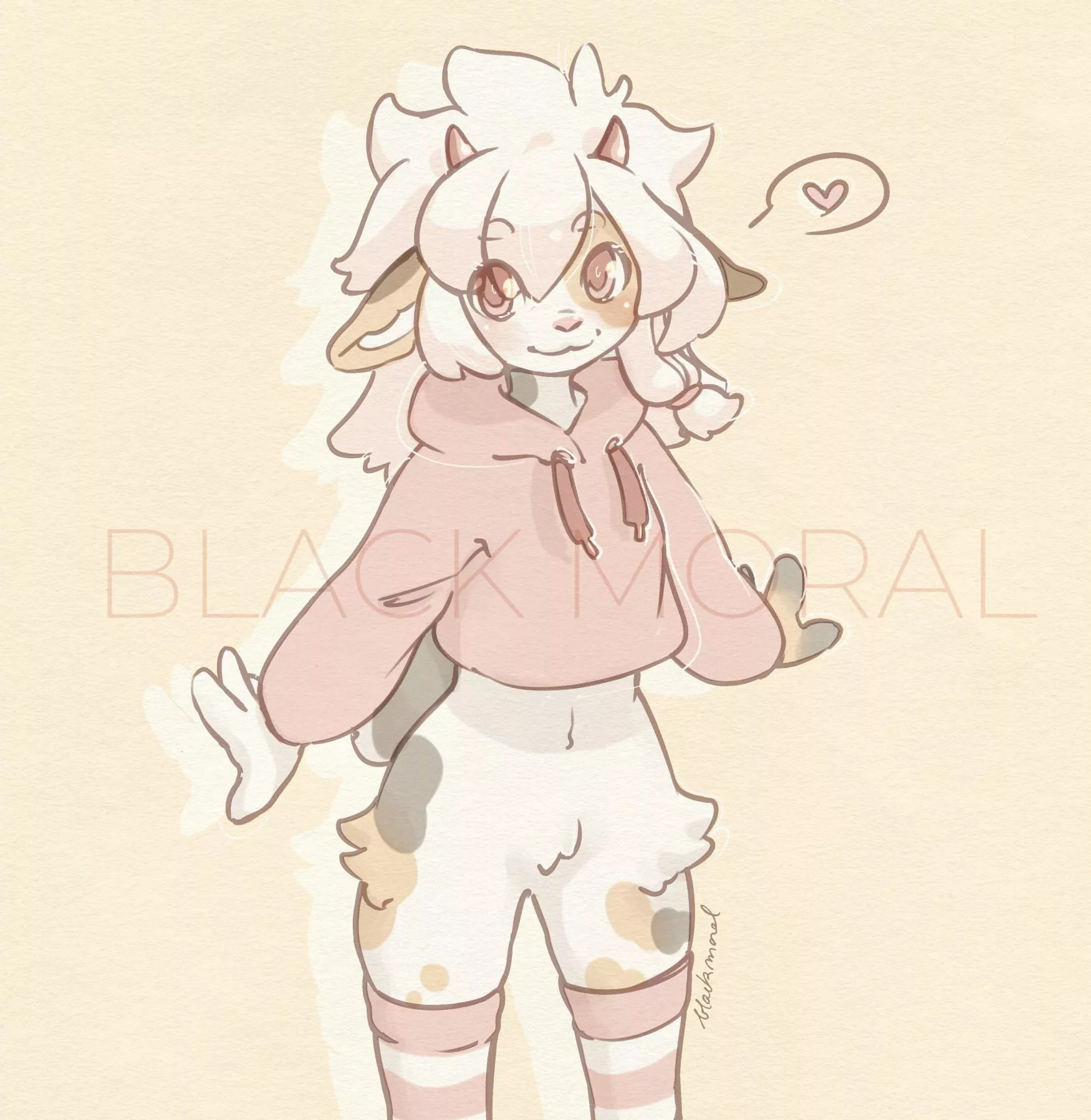 Fanart I did of Caligoat a character by Justacreachr (by me BlackMoralArt) posted by BlackMoralArt