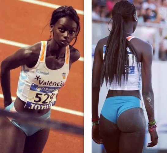Fatima Diame, Spanish olympist by hornyfudgex