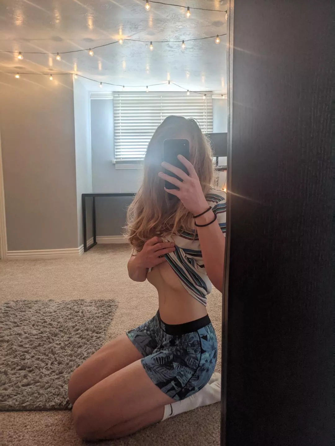 fav flower shorts 💙 posted by jayjayfem