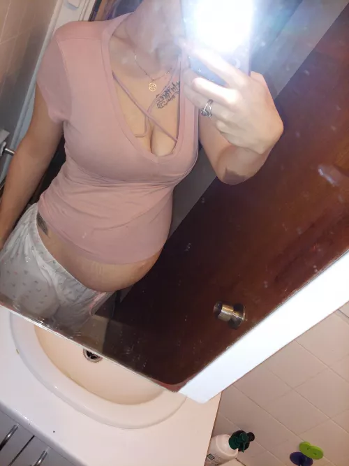 Fave shirt is bursting at the seams but I will still wear it lol 😆 by Psychological-Fix918