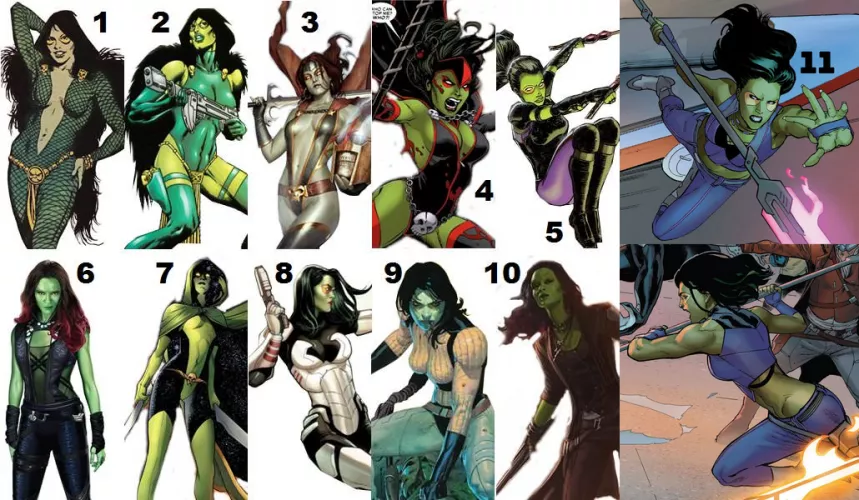 Favorite Gamora Outfits? [various marvel comics] by flankermigrafale