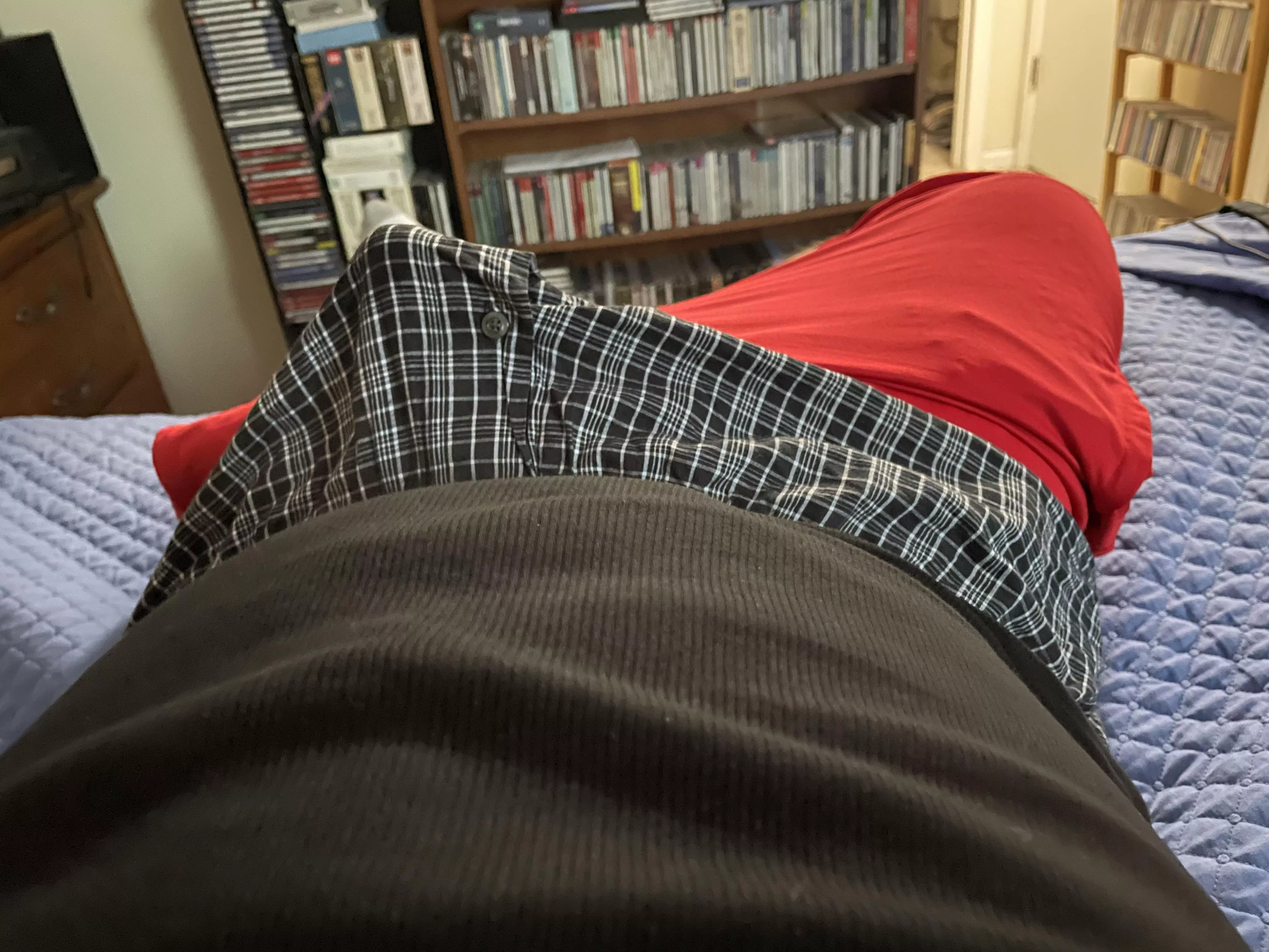 Favorite pair with red shorts and black tank top posted by D_ponbsn