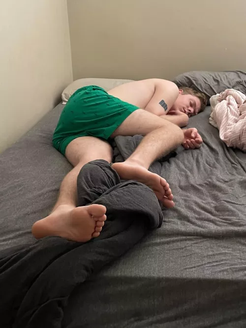 Feel free to jizz on my bare feet while I’m sleeping! 😇😛😚 by solesofwonder