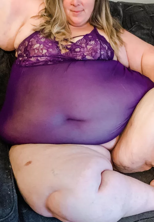 Feeling a little purplish today… 😈💜😈 by bigbellybrooke