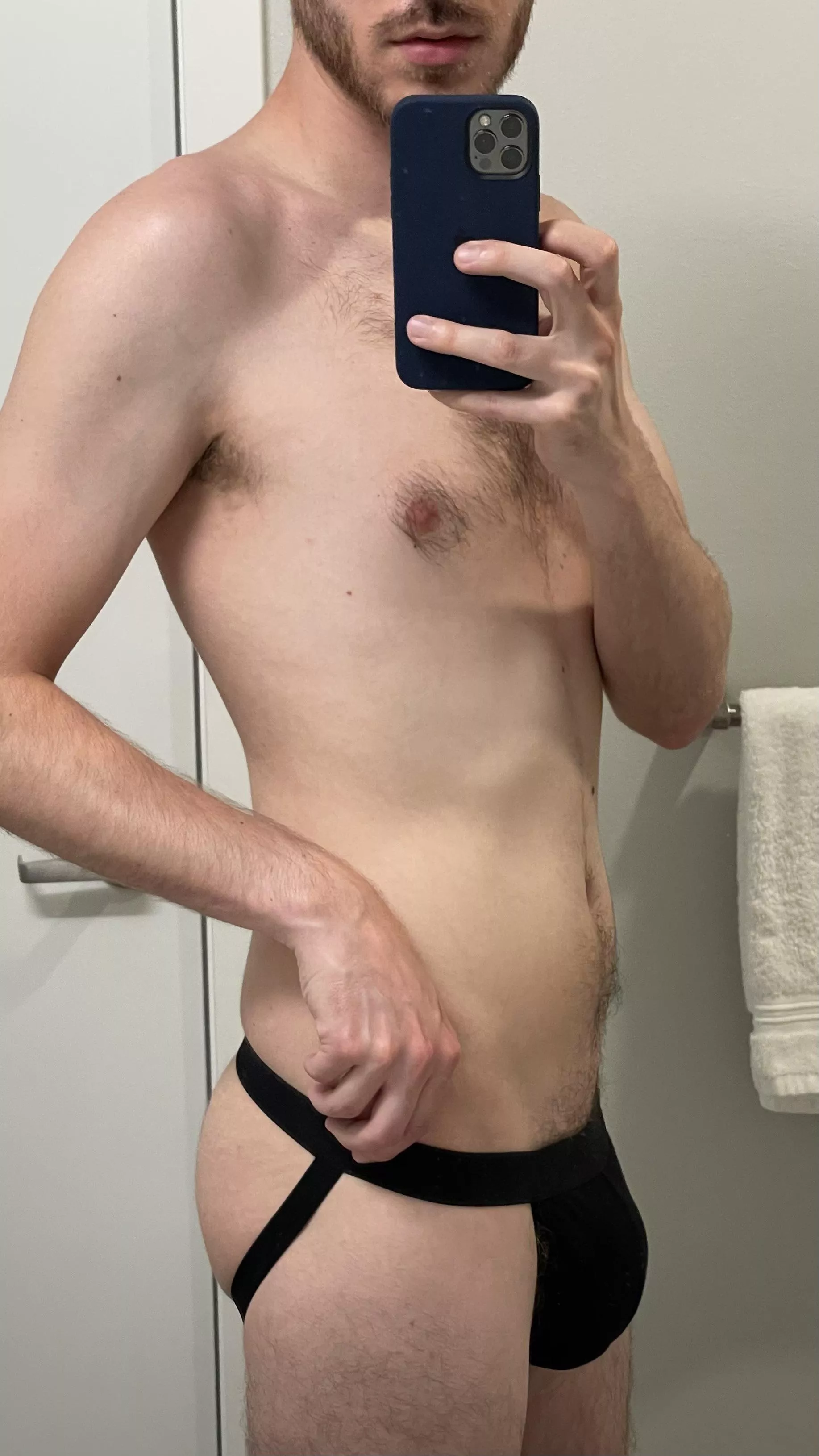 Feeling good in my first jock posted by lucky1622