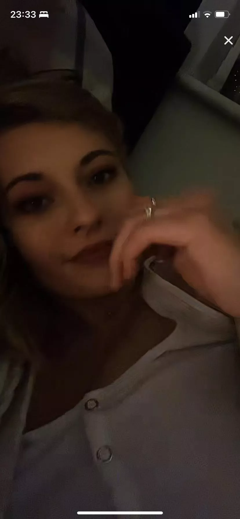 Feeling herself now; she just got a big gift 🎁 posted by Lions397