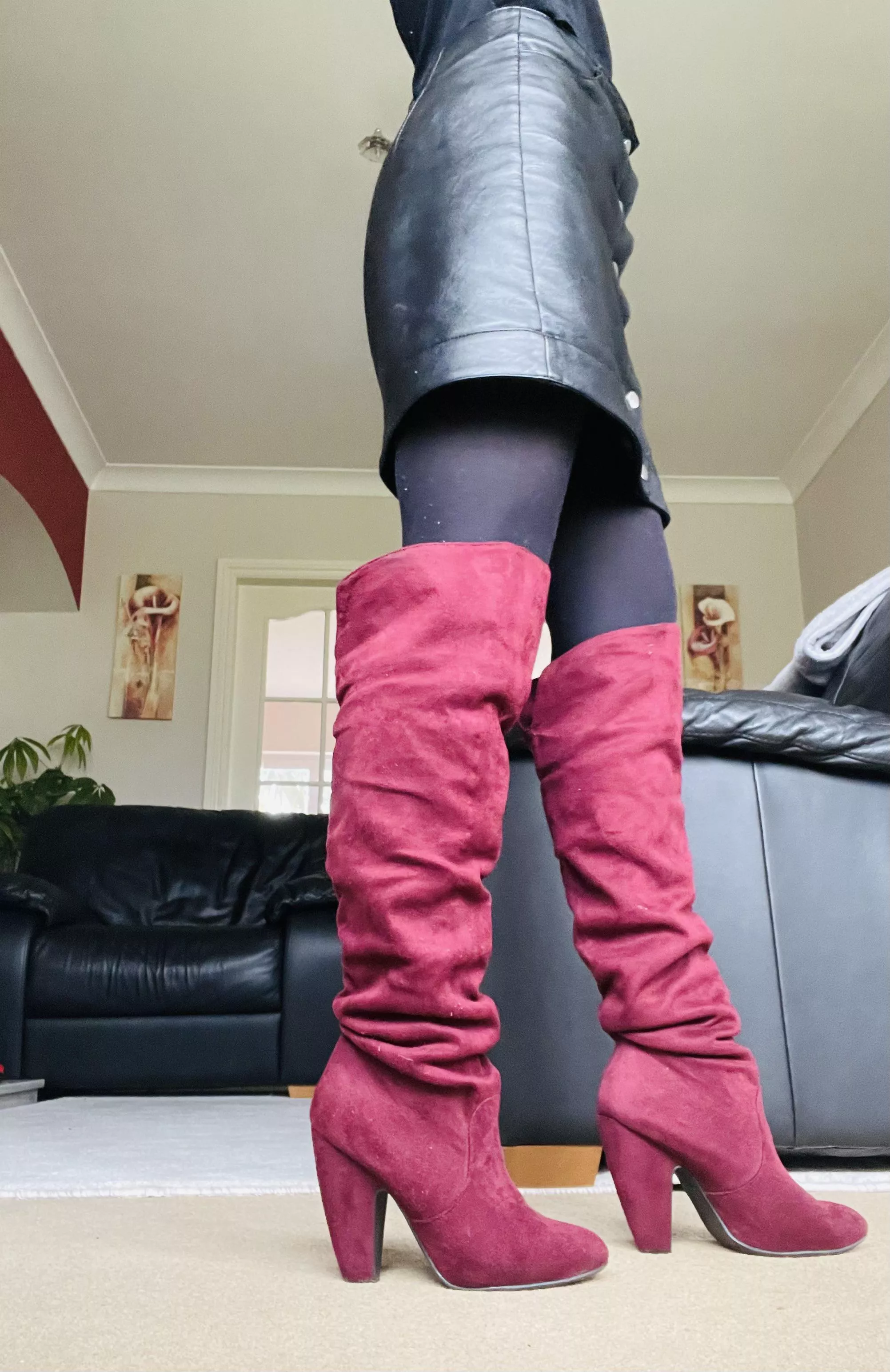 Feeling like a boss in my big red thigh high boots posted by ShannonGHSO