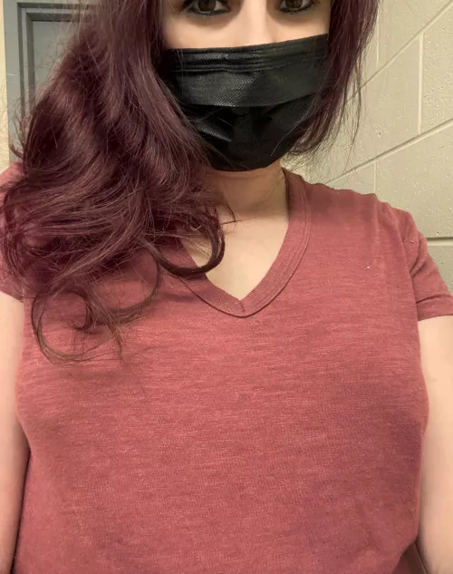 Feeling perky at work by Maddynmich