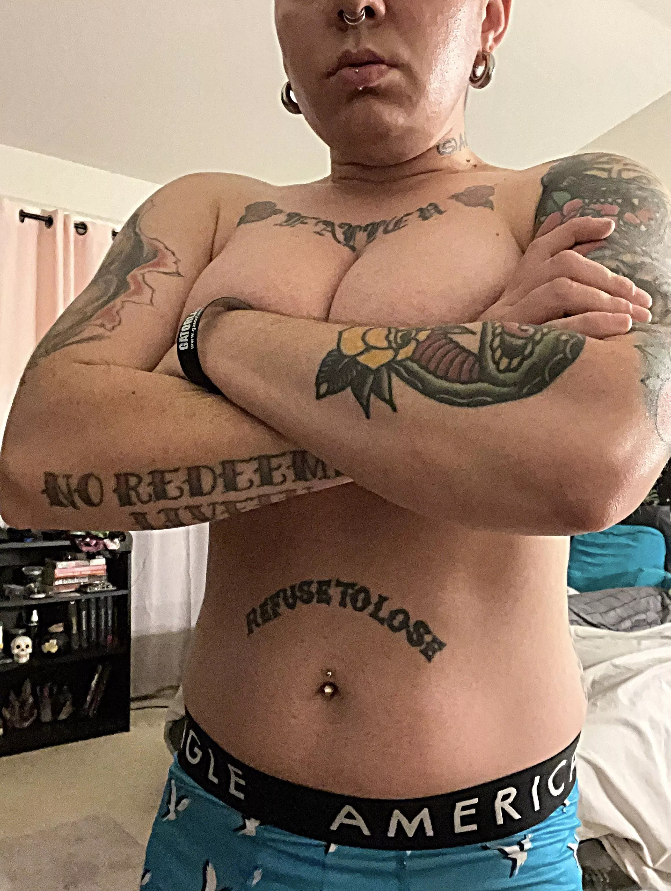 feeling thicc & moody. wanna wrestle? 😈 (queer, he/him) posted by cutecumpuppy