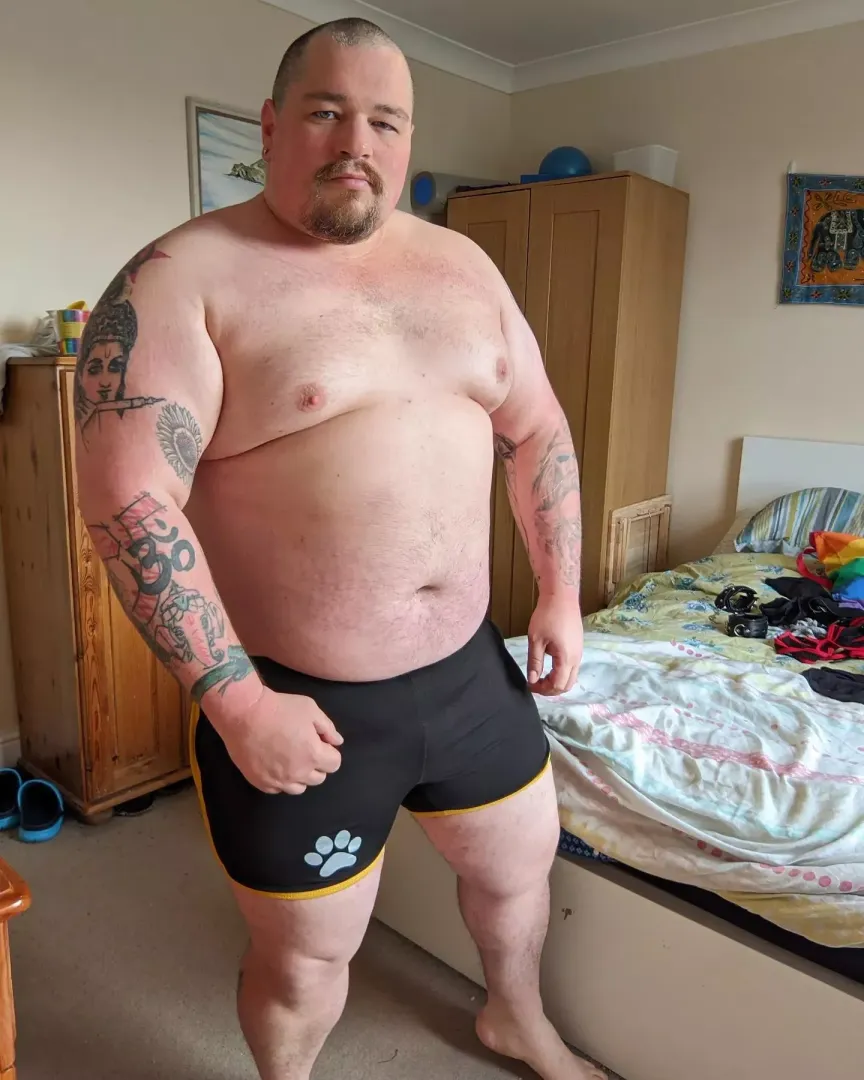 Feeling thick in my favourite shorts. by BearyBudai