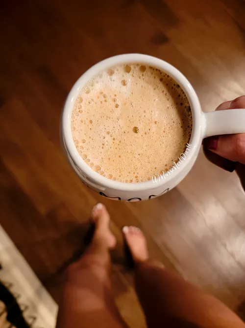 feels great walking around my house, sipping my coffee, in the nude by NurseNextDoor16